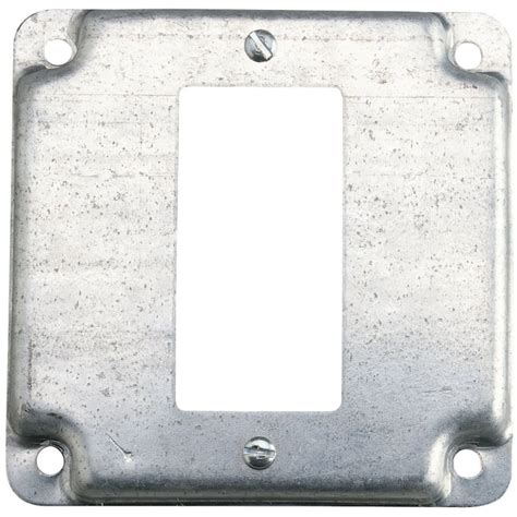 junction box with back plate|4x4 single outlet cover plate.